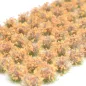 Preview: Grasbüschel 10 mm - Herbstgold - für Diorama -Modelleisenbahn - Tabletop Gelände – realistische Miniaturvegetation