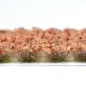 Preview: Grasbüschel 10 mm - Oxidrot - für Diorama -Modelleisenbahn - Tabletop Gelände – realistische Miniaturvegetation