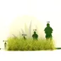 Preview: Busch- und Strauchgras ab 12 mm – Buschgras - Naturgrün - für realistische Diorama- und Modellbau-Szenen