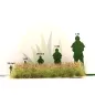 Preview: Busch- und Strauchgras ab 12 mm – Buschgras - Erdton - für realistische Diorama- und Modellbau-Szenen