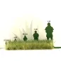 Preview: Busch- und Strauchgras ab 12 mm – Buschgras - Tiefgrün - für realistische Diorama- und Modellbau-Szenen
