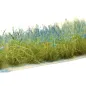 Preview: Busch- und Strauchgras ab 12 mm – Buschgras - Kornblau - für realistische Diorama- und Modellbau-Szenen