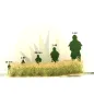 Preview: Busch- und Strauchgras ab 12 mm – Buschgras - Braunerde - für realistische Diorama- und Modellbau-Szenen