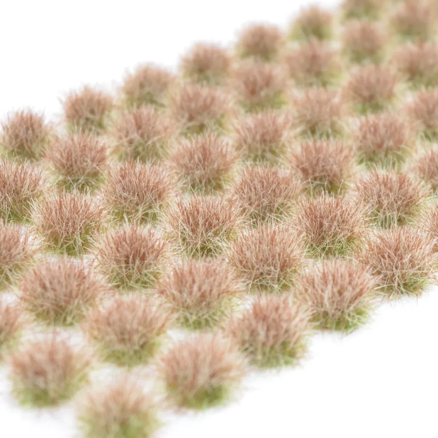 Grasbüschel 10 mm - Steppenrasen - für Diorama -Modelleisenbahn - Tabletop Gelände – realistische Miniaturvegetation