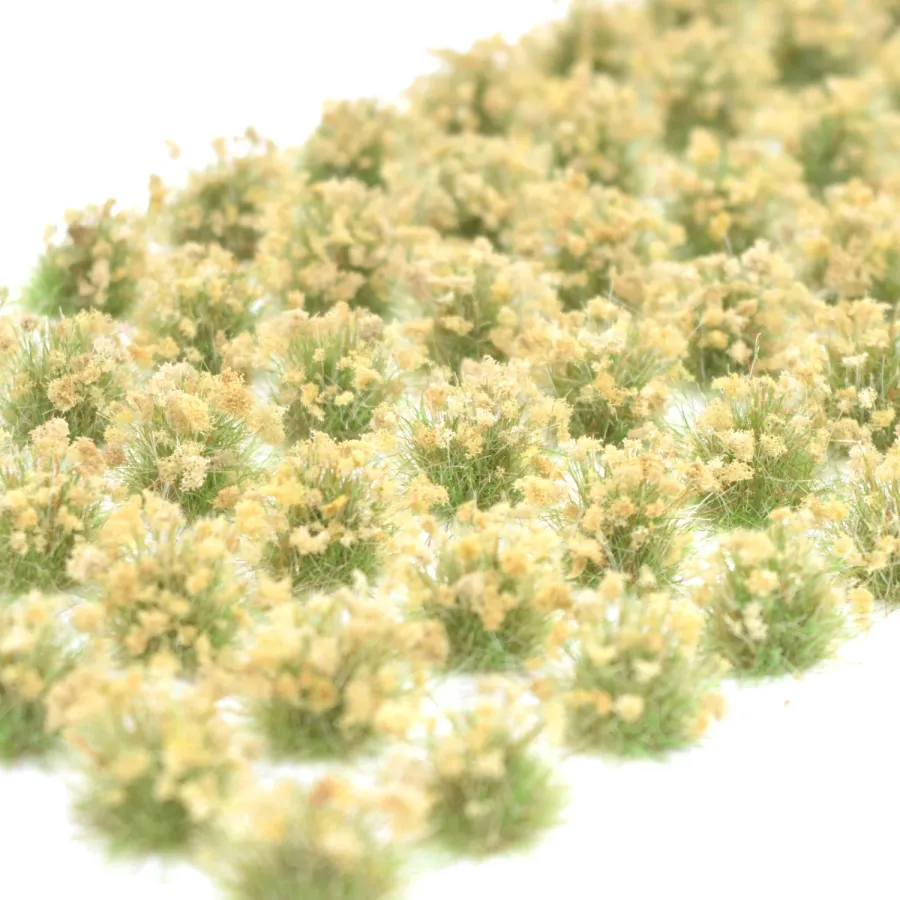 Grasbüschel 10 mm - Schilfwiese - für Diorama -Modelleisenbahn - Tabletop Gelände – realistische Miniaturvegetation