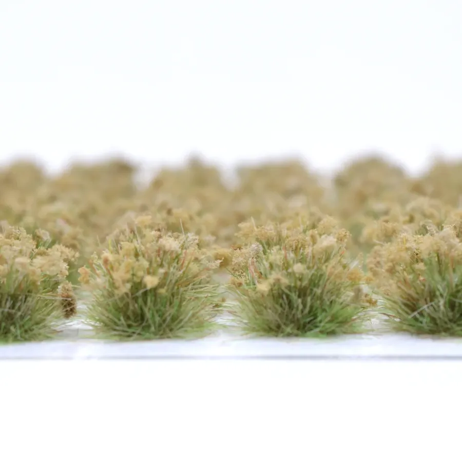 Preview: Grasbüschel 10 mm - Schilfwiese - für Diorama -Modelleisenbahn - Tabletop Gelände – realistische Miniaturvegetation