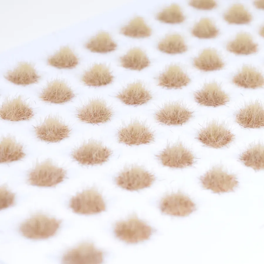 Klassische Grasbüschel 4–6 mm - Tundra - realistische Standard-Vegetation für Modellbau und Tabletop Gelände