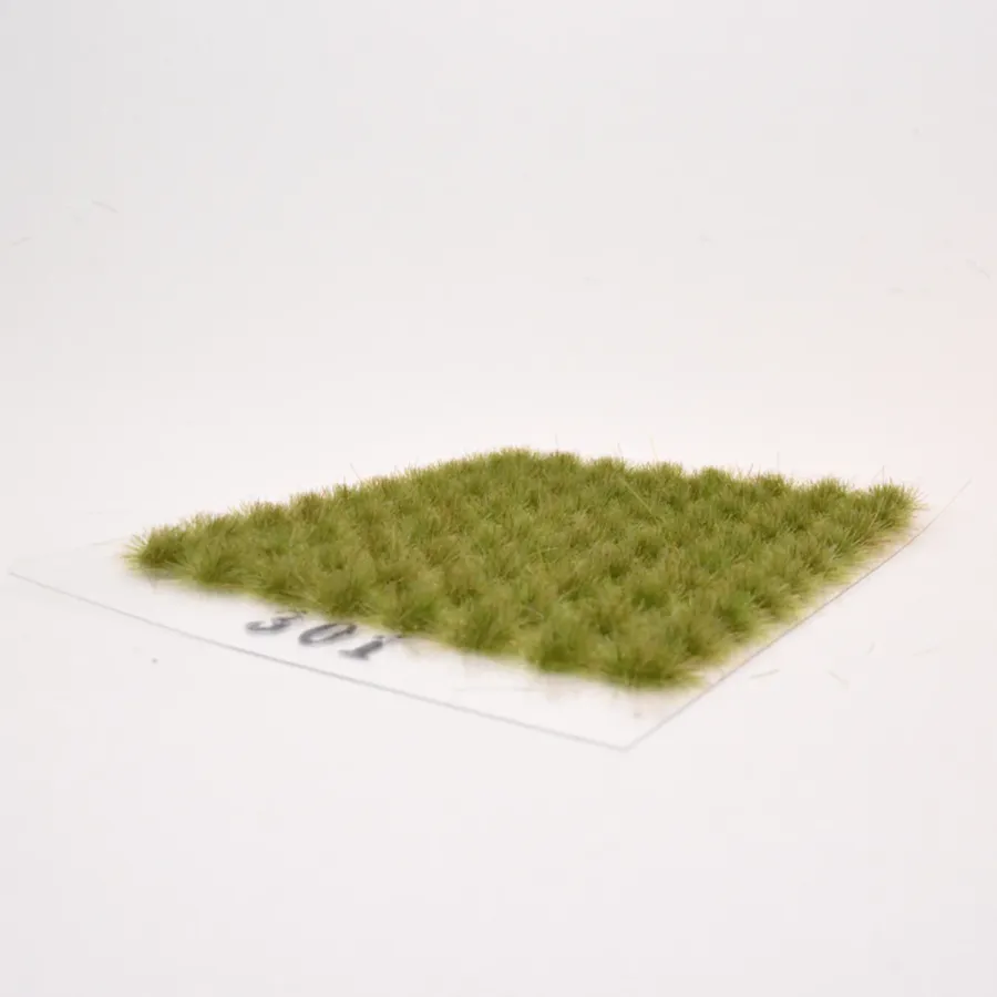 Preview: Klassische Grasbüschel 4–6 mm - Naturwiese - realistische Standard-Vegetation für Modellbau und Tabletop Gelände