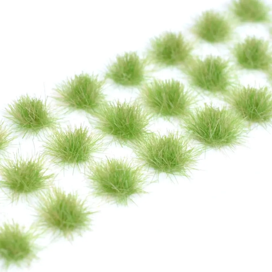 Klassische Grasbüschel 4–6 mm - Frischtrieb - realistische Standard-Vegetation für Modellbau und Tabletop Gelände