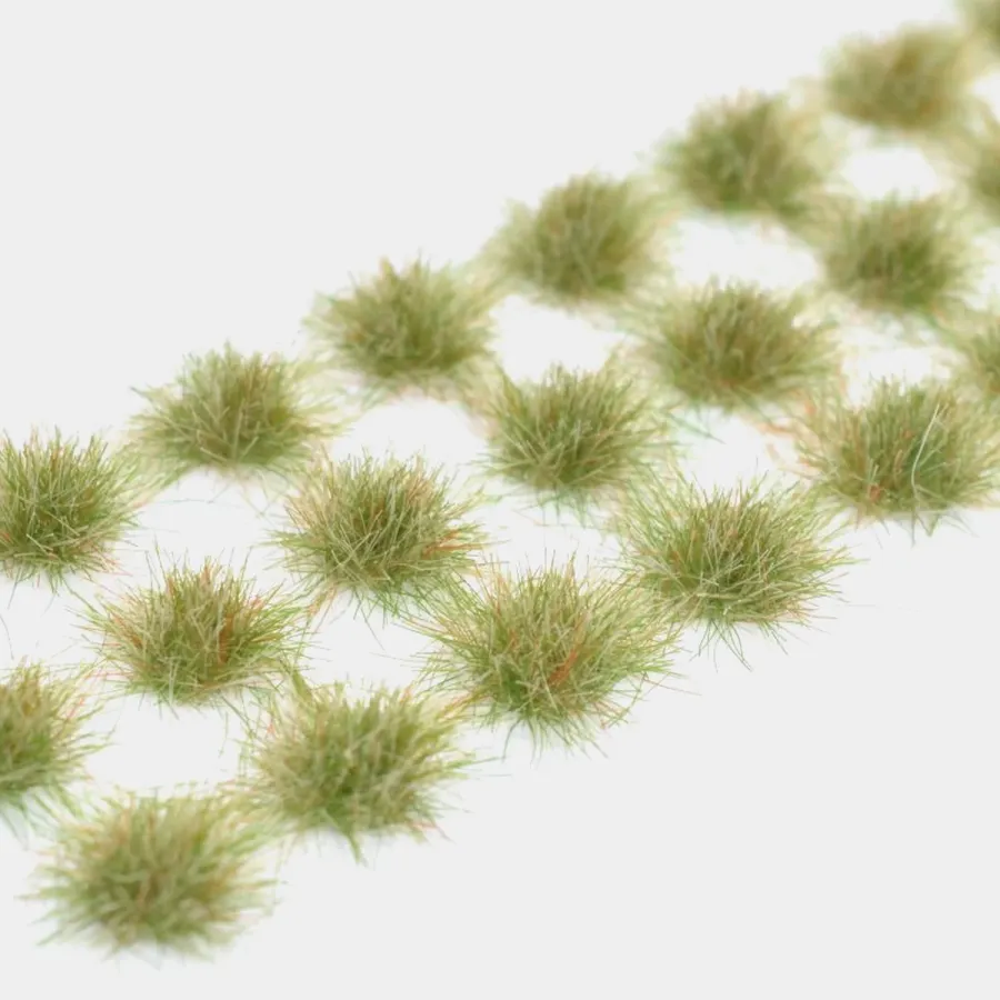Klassische Grasbüschel 4–6 mm - Wiesenrand - realistische Standard-Vegetation für Modellbau und Tabletop Gelände