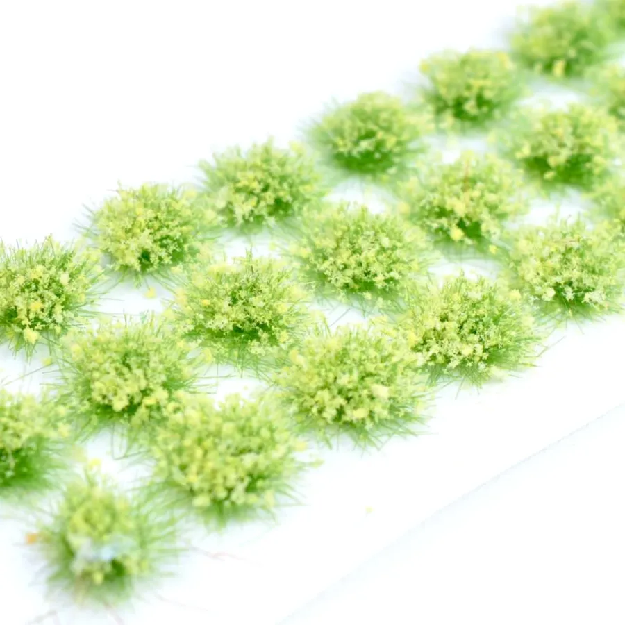 Klassische Grasbüschel 4–6 mm - Zitronenflor - realistische Standard-Vegetation für Modellbau und Tabletop Gelände
