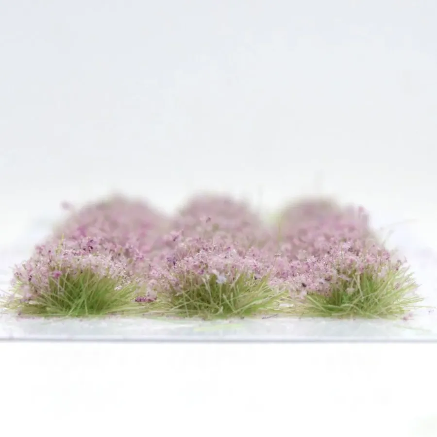 Preview: Klassische Grasbüschel 4–6 mm - Bordeauxflor - realistische Standard-Vegetation für Modellbau und Tabletop Gelände