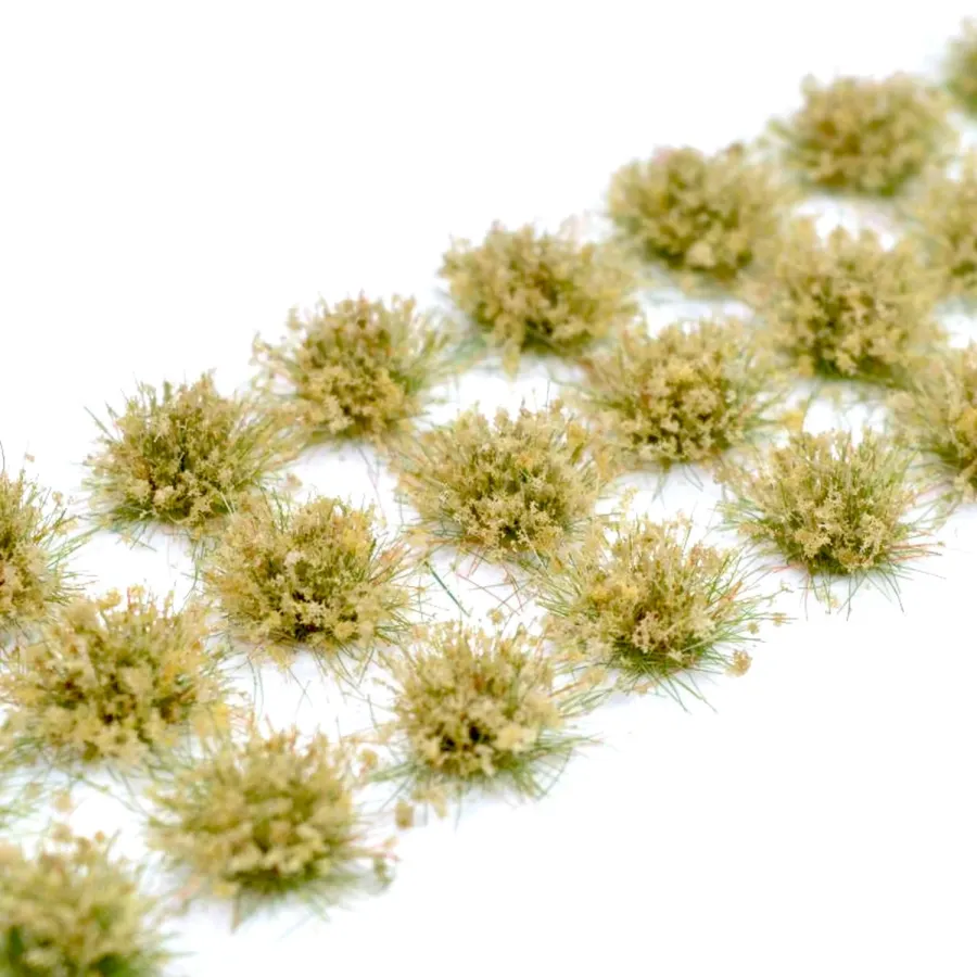 Klassische Grasbüschel 4–6 mm - Moosgrund - realistische Standard-Vegetation für Modellbau und Tabletop Gelände