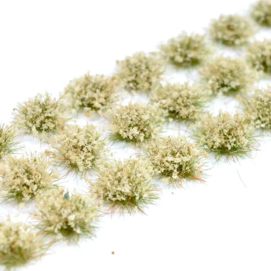 Klassische Grasbüschel 4–6 mm - Dunkelolive - realistische Standard-Vegetation für Modellbau und Tabletop Gelände