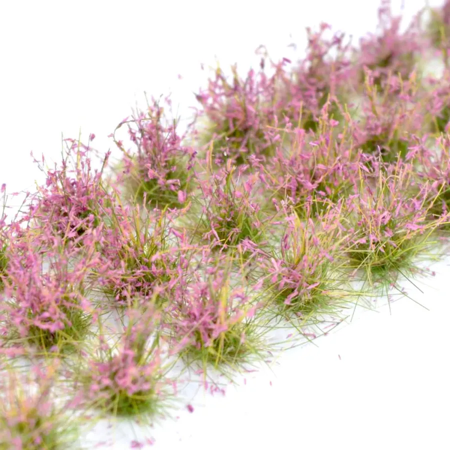 Hohe Wildgrasbüschel 12 mm – Distel - natürliche hohe Vegetation für Diorama und Tabletop Landschaften