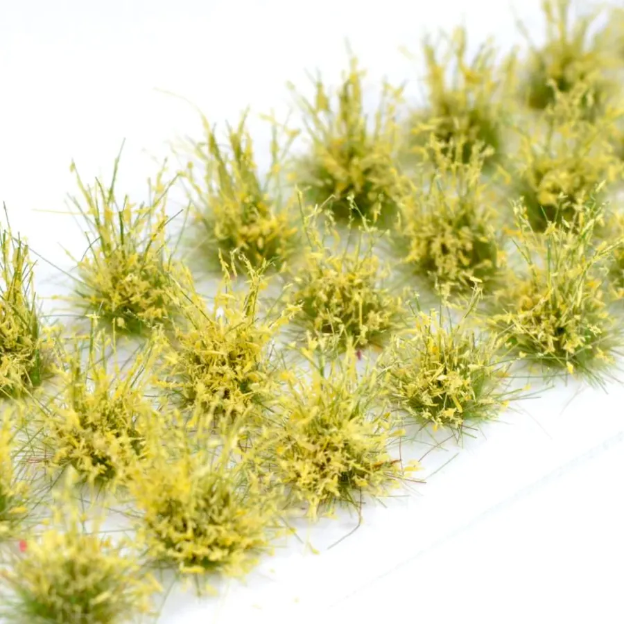 Hohe Wildgrasbüschel 12 mm – Aster - natürliche hohe Vegetation für Diorama und Tabletop Landschaften