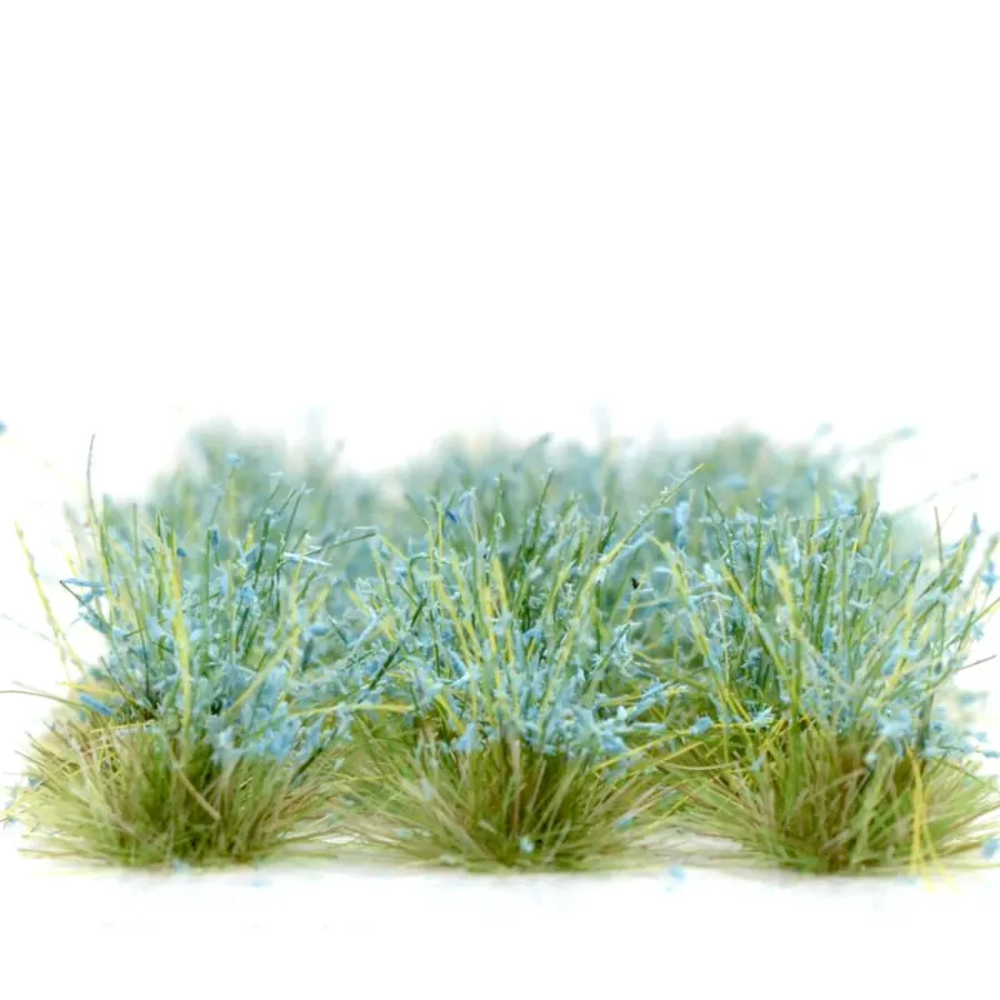 Preview: Hohe Wildgrasbüschel 12 mm –Glockenblume - natürliche hohe Vegetation für Diorama und Tabletop Landschaften