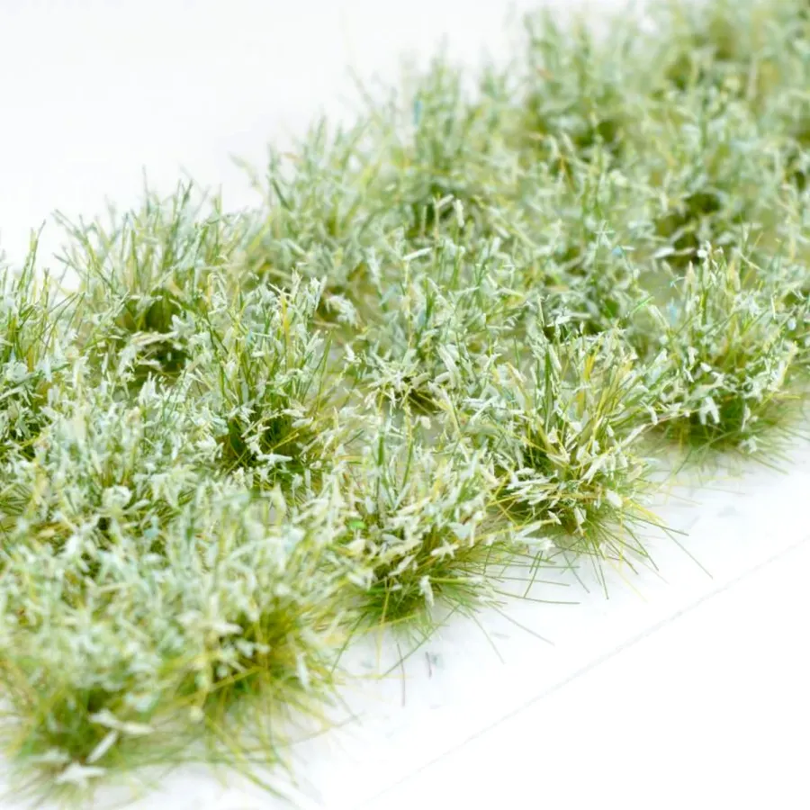 Hohe Wildgrasbüschel 12 mm –Frühlingsflor - natürliche hohe Vegetation für Diorama und Tabletop Landschaften