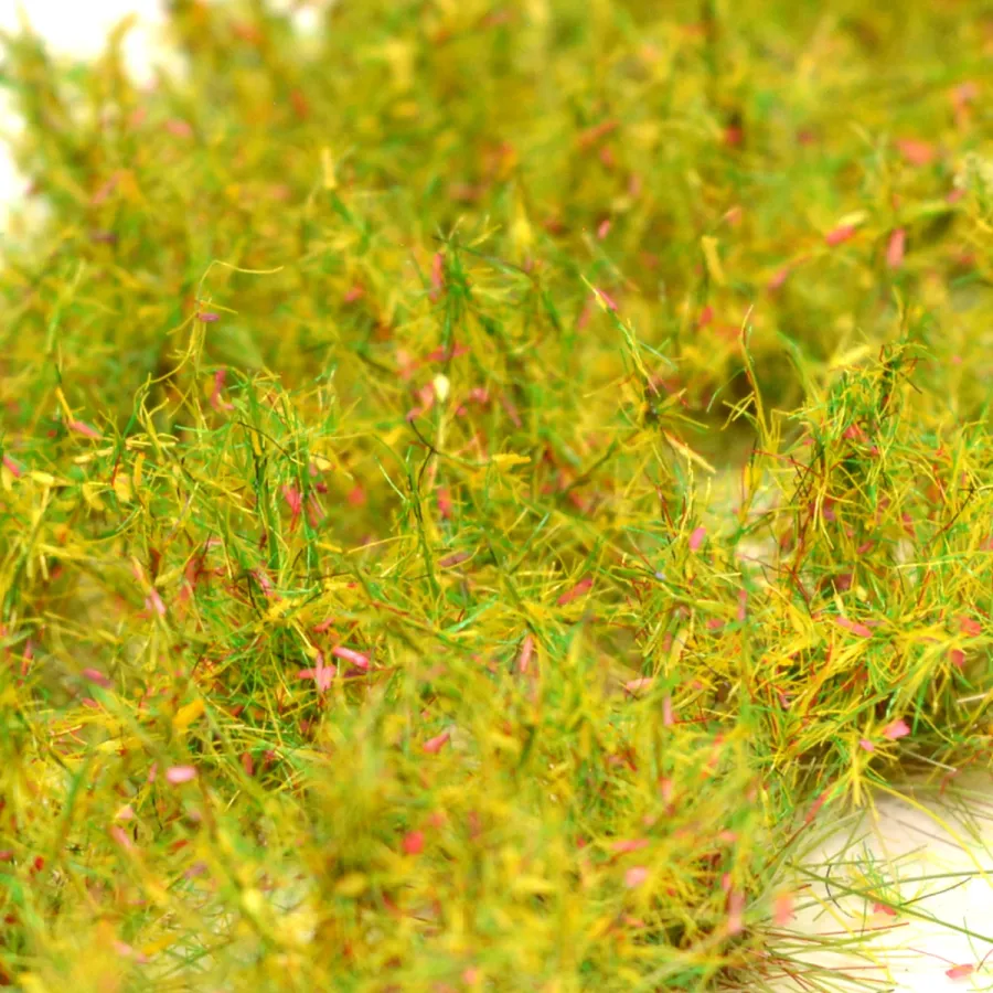 Preview: Hohe Wildgrasbüschel 12 mm – Sommerwildnis - natürliche hohe Vegetation für Diorama und Tabletop Landschaften