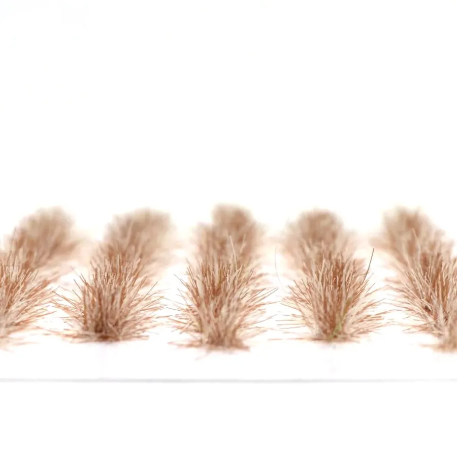 Preview: Feine Grasbüschel 2–4 mm – Wildgras No.8 - niedrige Miniatur Vegetation für Diorama, Tabletop und Modelleisenbahn