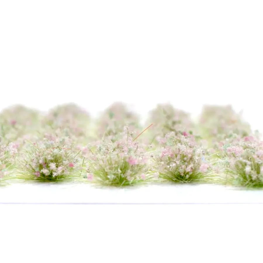 Preview: Feine Grasbüschel 2–4 mm - Heidekraut - niedrige Miniatur Vegetation für Diorama, Tabletop und Modelleisenbahn