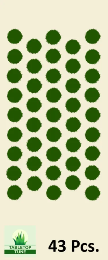 Preview: Feine Grasbüschel 2–4 mm – Wildgras No.2 - niedrige Miniatur Vegetation für Diorama, Tabletop und Modelleisenbahn