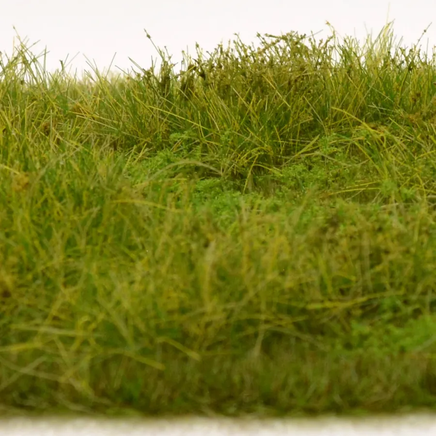 Preview: Busch- und Strauchgras ab 12 mm – Grasmatte - Wiesengrün - für realistische Diorama- und Modellbau-Szenen