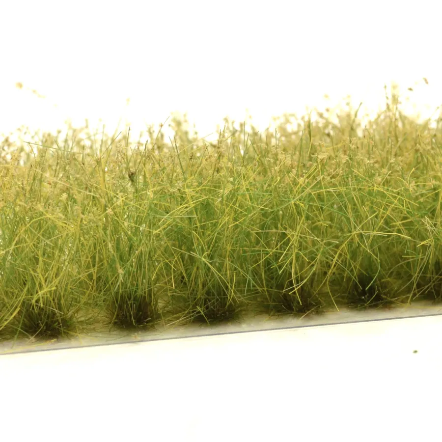 Preview: Busch- und Strauchgras ab 12 mm – Buschgras - Frühgrün - für realistische Diorama- und Modellbau-Szenen