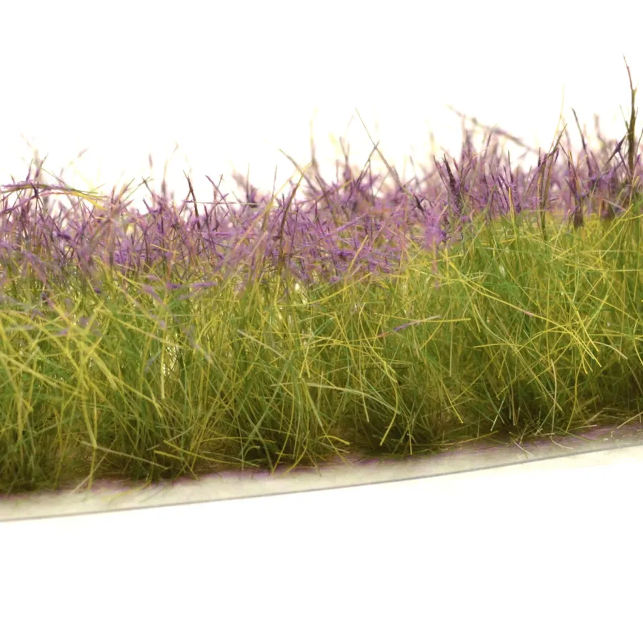 Preview: Busch- und Strauchgras ab 12 mm – Buschgras - Wildviolett - für realistische Diorama- und Modellbau-Szenen