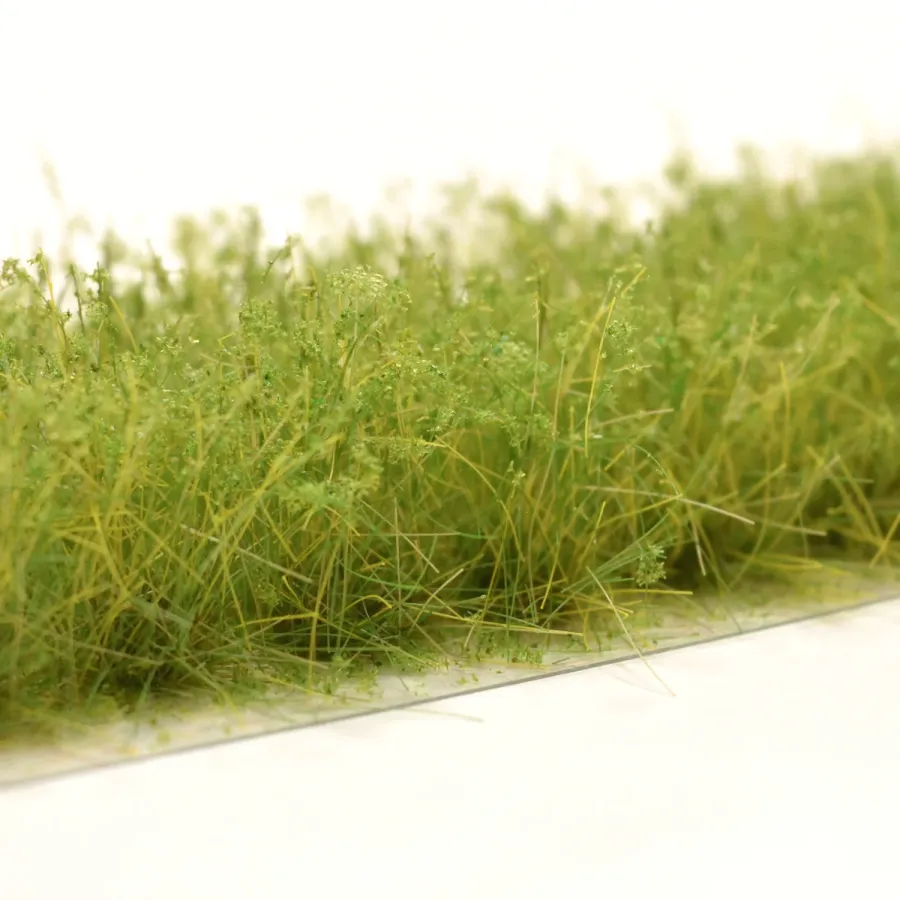 Preview: Busch- und Strauchgras ab 12 mm – Buschgras - Sattgrün - für realistische Diorama- und Modellbau-Szenen