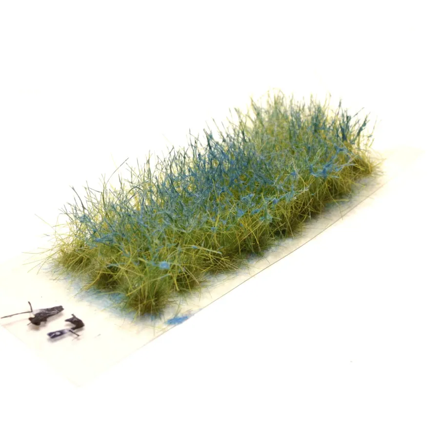 Busch- und Strauchgras ab 12 mm – Buschgras - Kornblau - für realistische Diorama- und Modellbau-Szenen