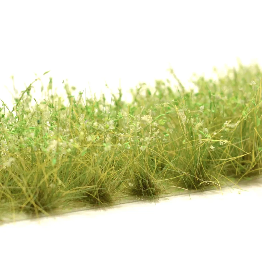 Preview: Busch- und Strauchgras ab 12 mm – Buschgras - Wiesengrün - für realistische Diorama- und Modellbau-Szenen
