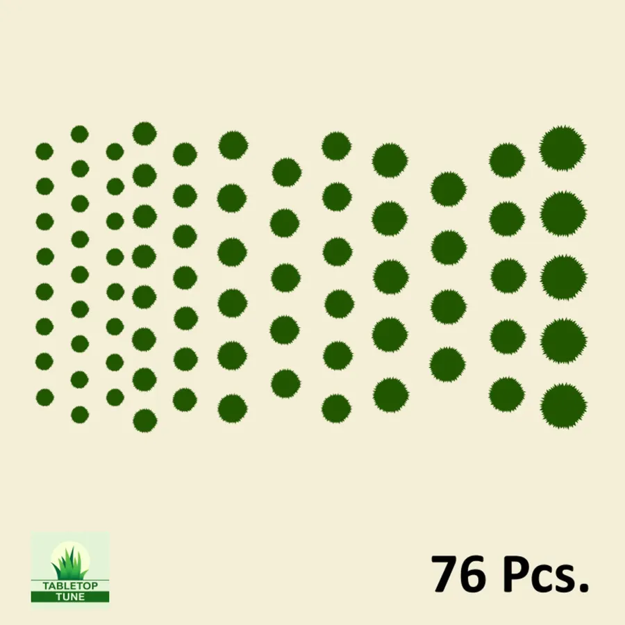 Preview: Wildgras Wiesenrand 6 mm – handgefertigte Grasbüschel für Diorama, Tabletop und Modelleisenbahn