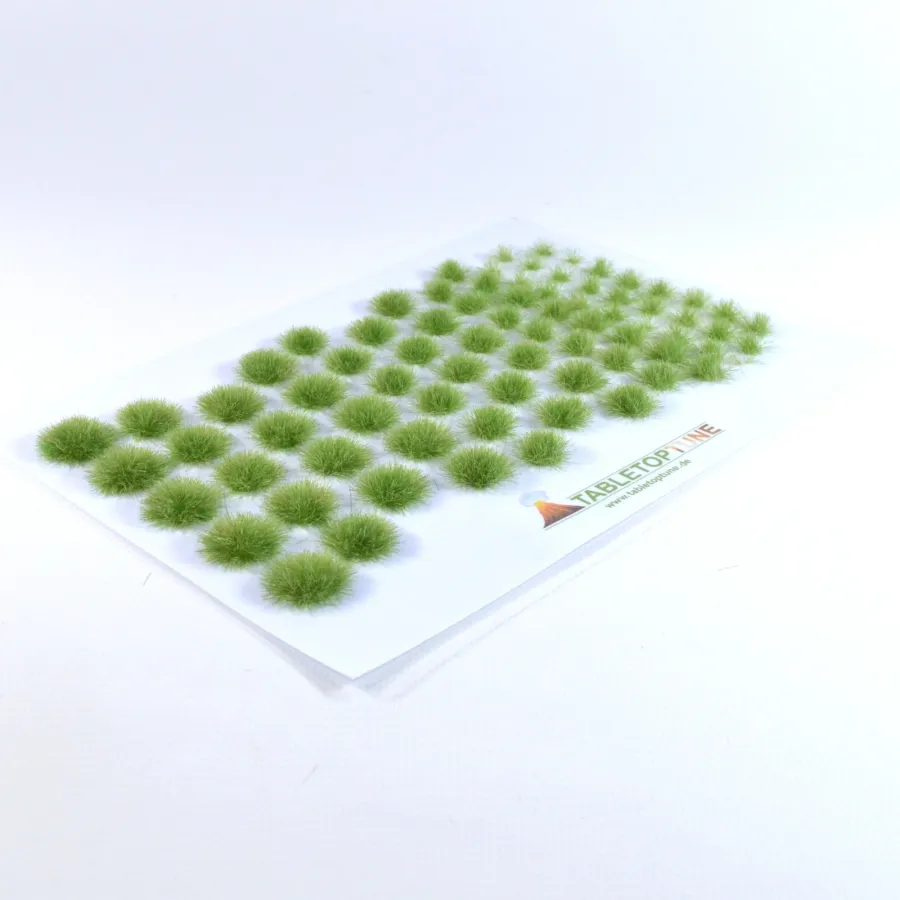 Preview: Wildgras Wiesenrand 6 mm – handgefertigte Grasbüschel für Diorama, Tabletop und Modelleisenbahn