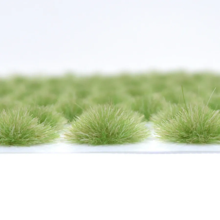 Preview: Wildgras Wiesenrand 6 mm – handgefertigte Grasbüschel für Diorama, Tabletop und Modelleisenbahn