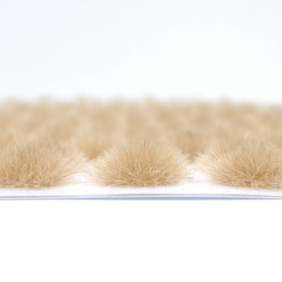 Preview: Wildgras Wiesenrand 6 mm – handgefertigte Grasbüschel für Diorama, Tabletop und Modelleisenbahn