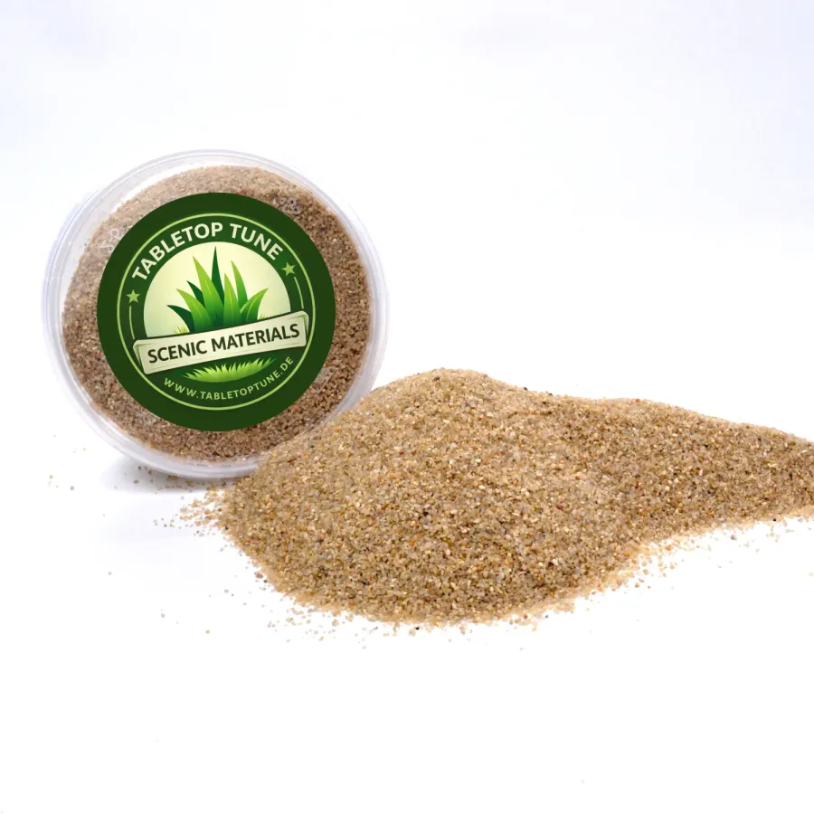 Ladegut für Modelleisenbahn – Wüstensand grob - realistisches Transportgut für Waggons im Diorama und Modellbau