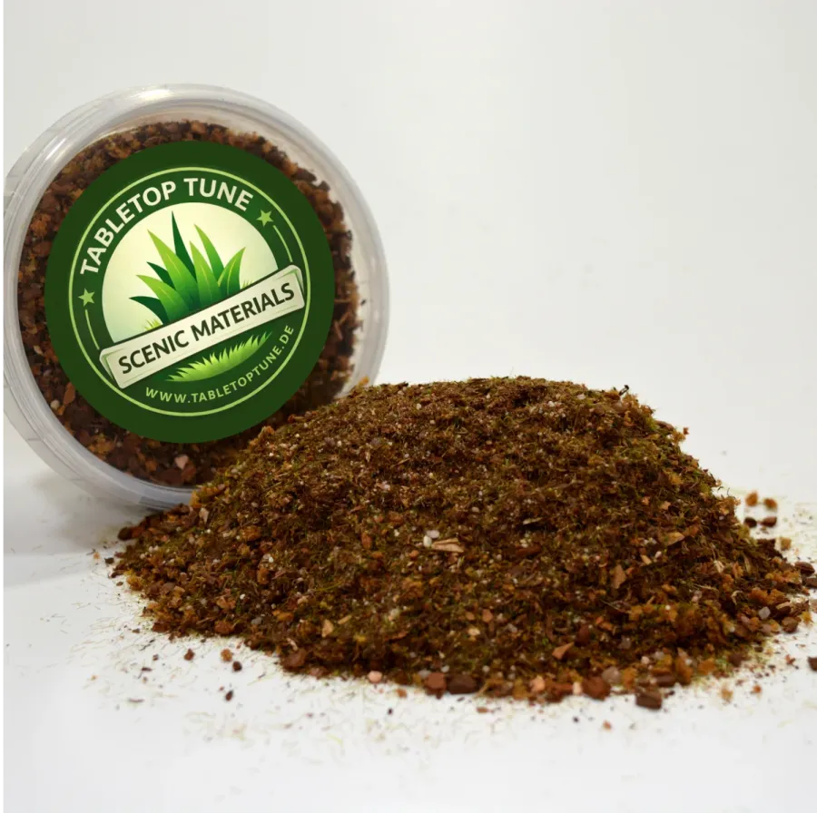 Bodengestaltung Materialien – Waldboden Mix - realistischer Untergrund für Diorama, Tabletop und Modelleisenbahn
