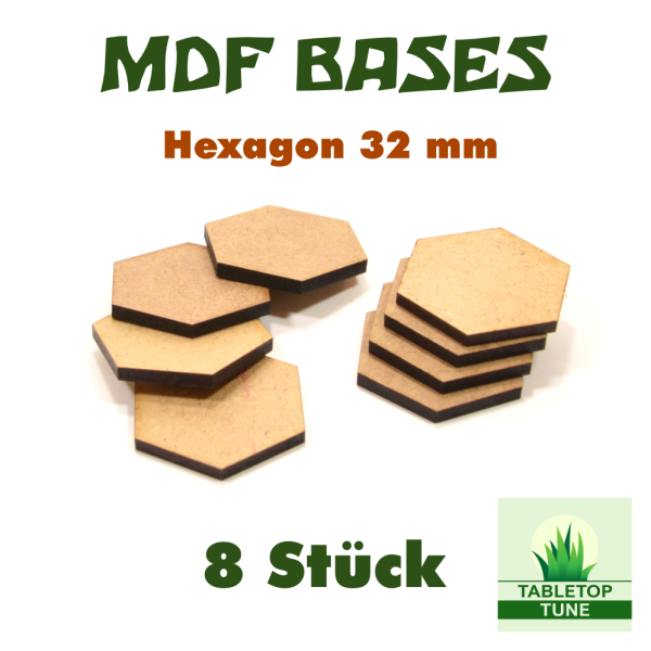 BASES - HEXAGON 32 mm