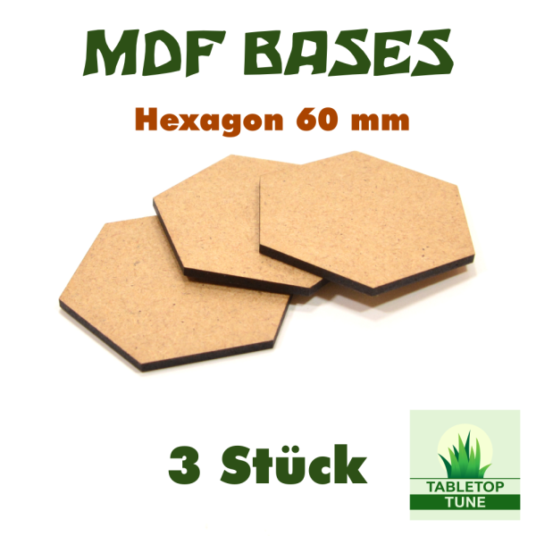 BASES - HEXAGON 60 mm