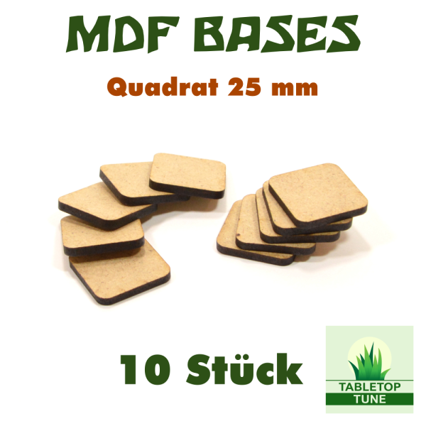 BASES - QUADRAT 25 mm