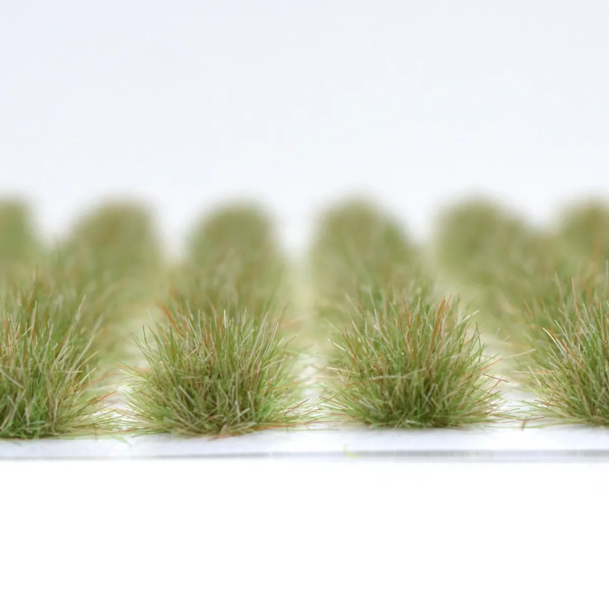 Grasbüschel 10 mm - Naturwiese - für Diorama -Modelleisenbahn - Tabletop Gelände – realistische Miniaturvegetation