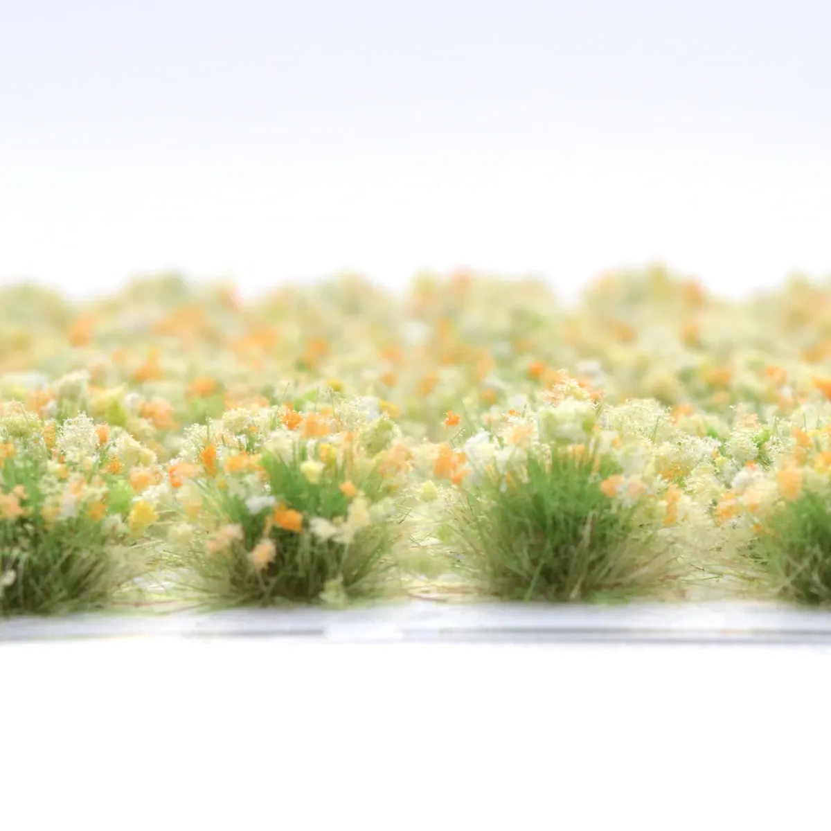 Grasbüschel 10 mm - Frühlingshain - für Diorama -Modelleisenbahn - Tabletop Gelände – realistische Miniaturvegetation