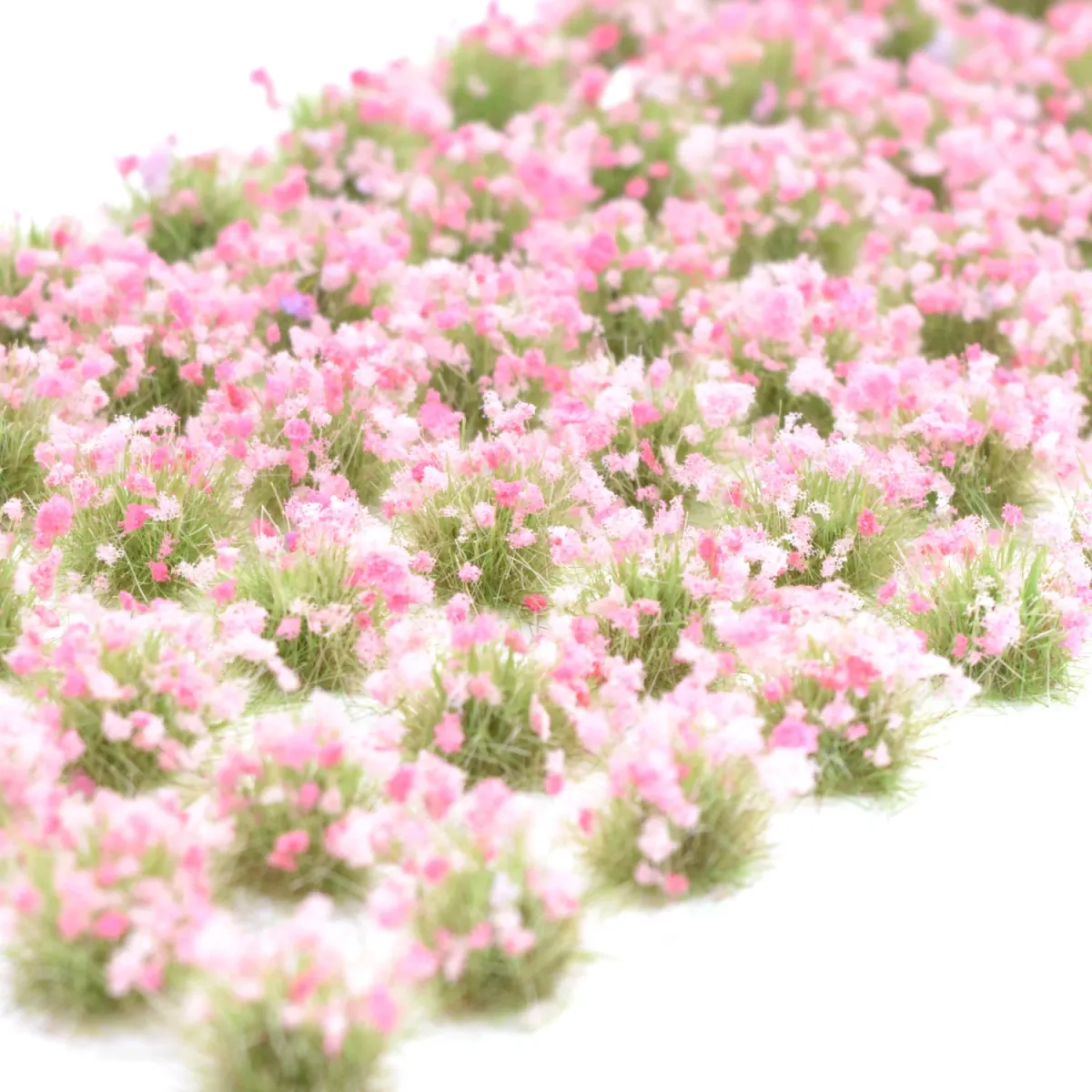 Grasbüschel 10 mm - Pfingstglanz - für Diorama -Modelleisenbahn - Tabletop Gelände – realistische Miniaturvegetation