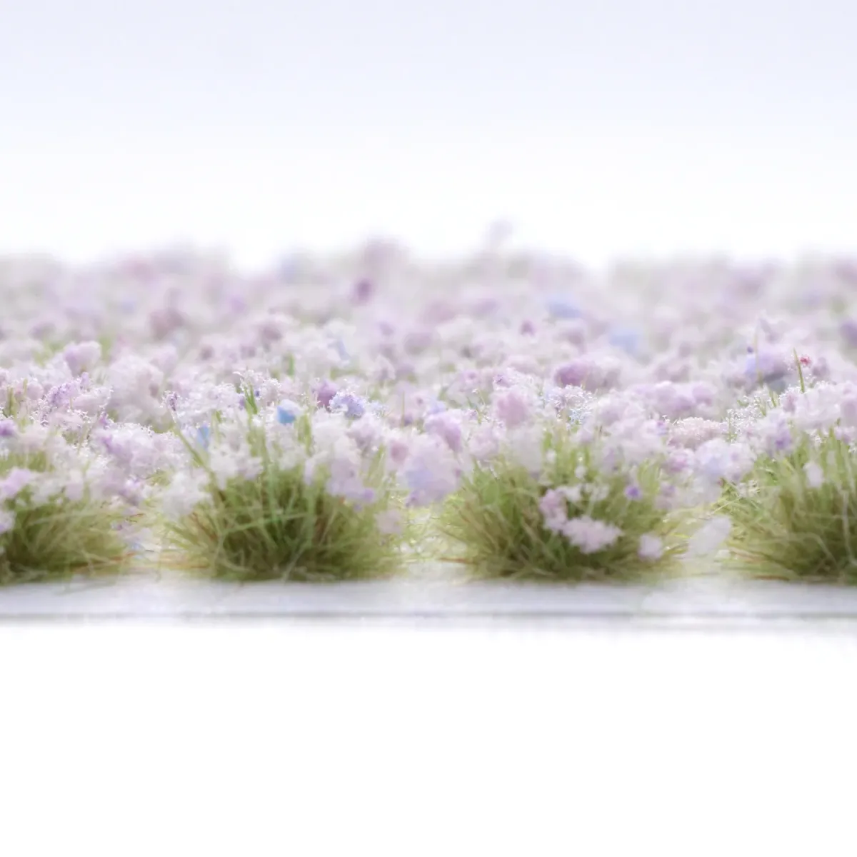 Grasbüschel 10 mm - Lavendelduft - für Diorama -Modelleisenbahn - Tabletop Gelände – realistische Miniaturvegetation