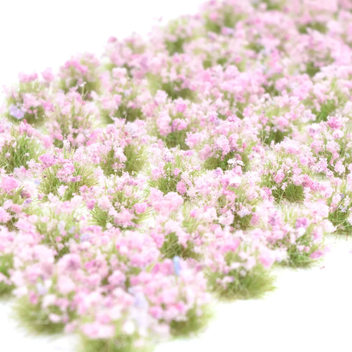 Grasbüschel 10 mm - Bordeauxflor - für Diorama -Modelleisenbahn - Tabletop Gelände – realistische Miniaturvegetation