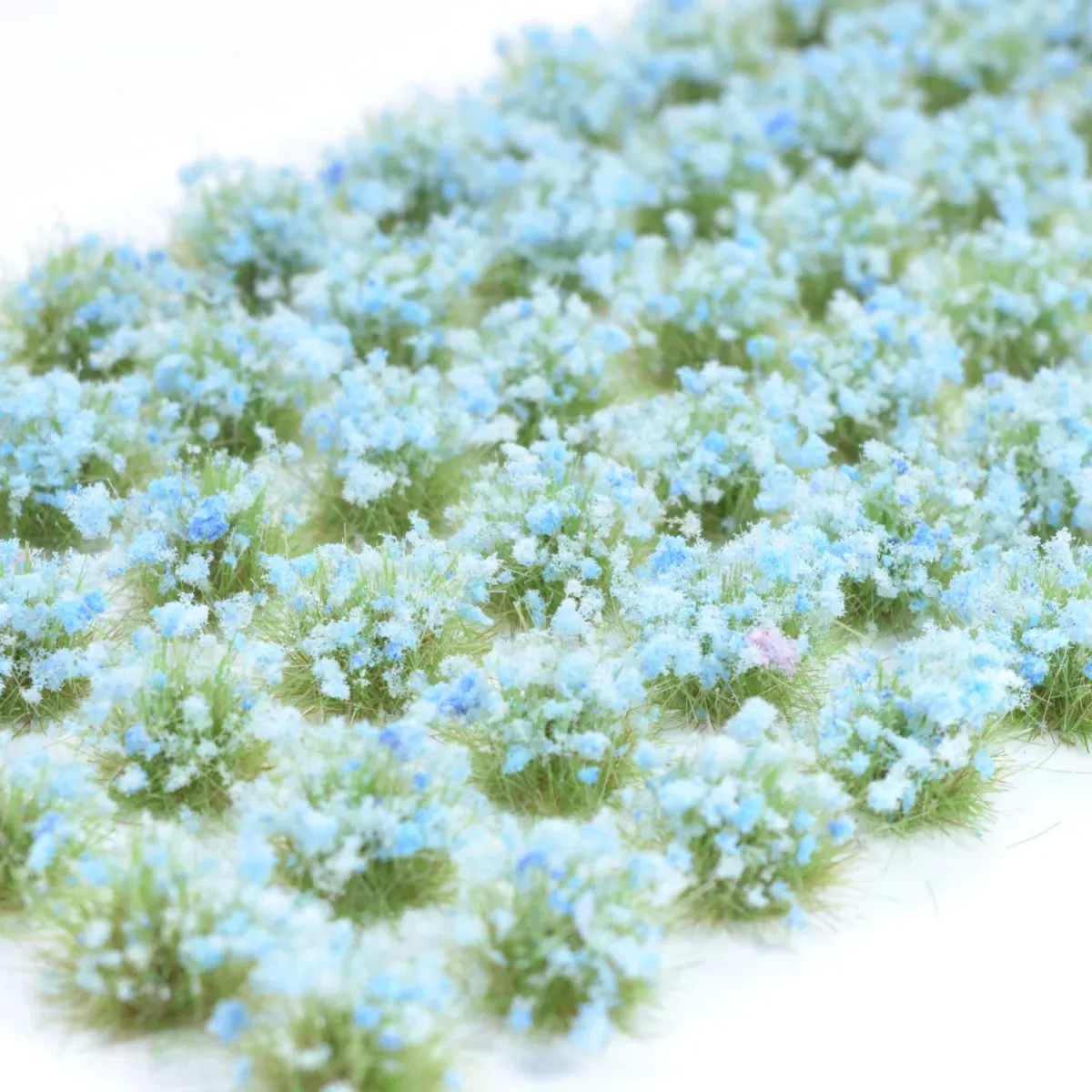 Grasbüschel 10 mm - Glockenklang - für Diorama -Modelleisenbahn - Tabletop Gelände – realistische Miniaturvegetation