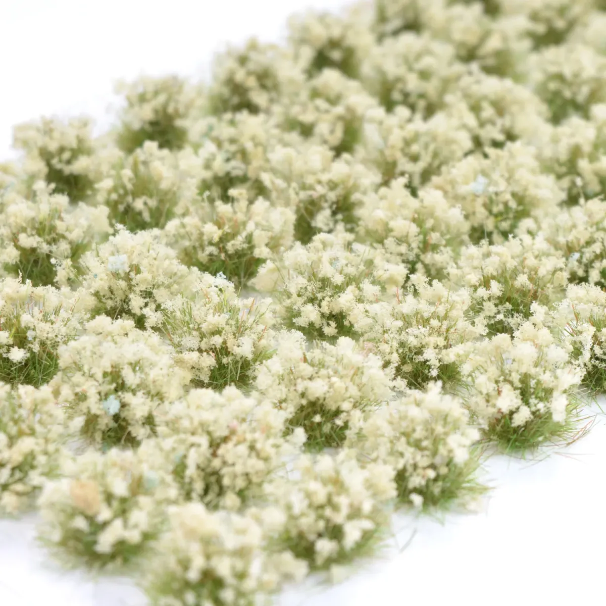 Grasbüschel 10 mm - Olivenblüte - für Diorama -Modelleisenbahn - Tabletop Gelände – realistische Miniaturvegetation