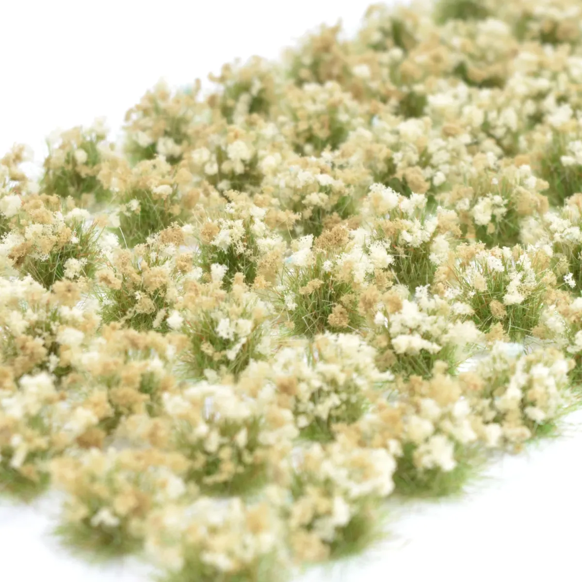 Grasbüschel 10 mm - Dunkelolive - für Diorama -Modelleisenbahn - Tabletop Gelände – realistische Miniaturvegetation