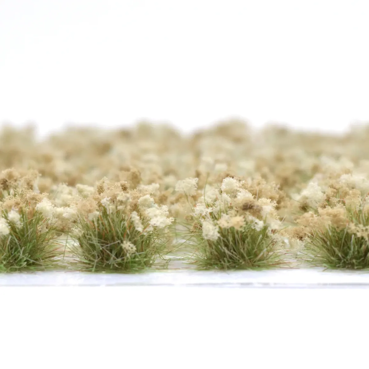 Grasbüschel 10 mm - Dunkelolive - für Diorama -Modelleisenbahn - Tabletop Gelände – realistische Miniaturvegetation